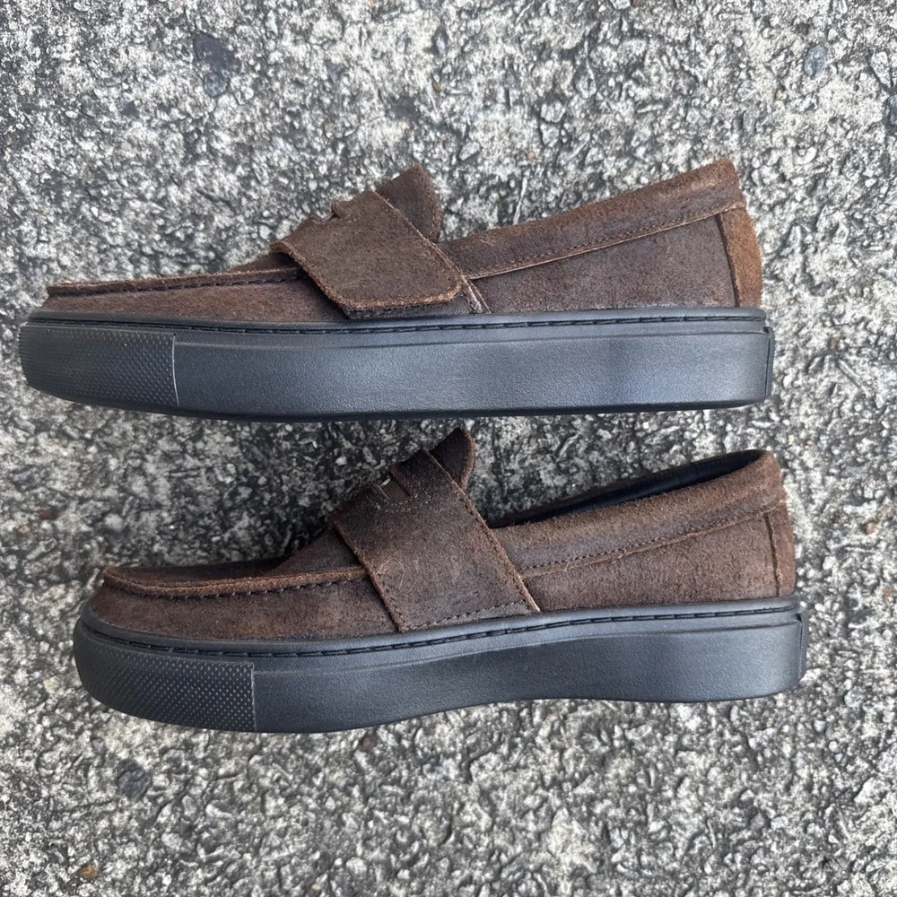 SAS Woodlawn Loafer Size US 8.5 M Mahogany Leather‎ Slip-On Casual Comfort Shoes